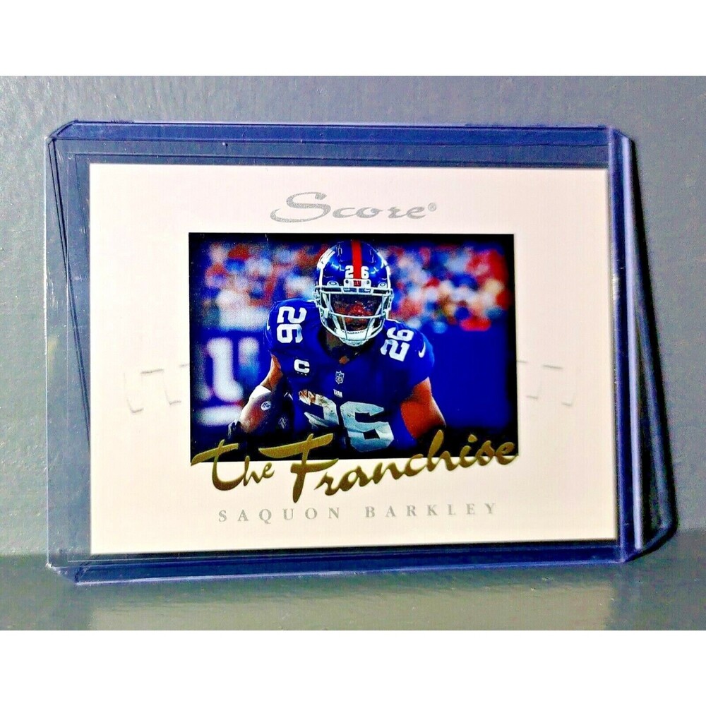 Saquon Barkley 2021 Panini NFL Score The Franchise #23 Card 1/1966